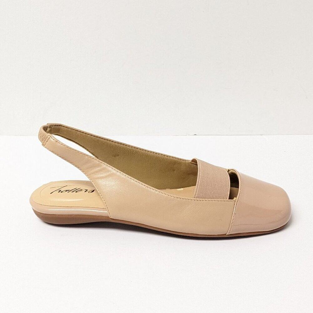 Trotters Sarina Slingback Flats, Nude, Women's 6 - Picture 2 of 7